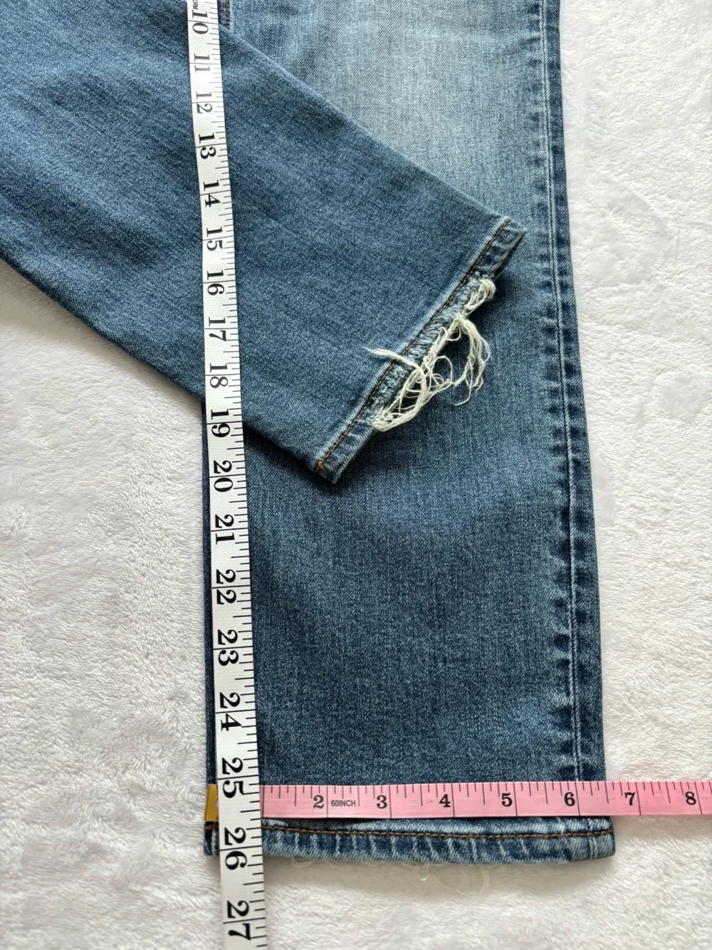 RAG & BONE The Dre Julienne Low-Rise Slim Boyfriend Ankle Jeans--NWT--28